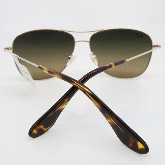 Maui Jim CLIFF HOUSE MJ 247-16 59 Gold/Bronze Polarized New Aviator Sunglasses - Picture 6 of 7